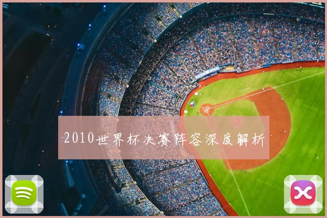 2010世界杯决赛阵容深度解析